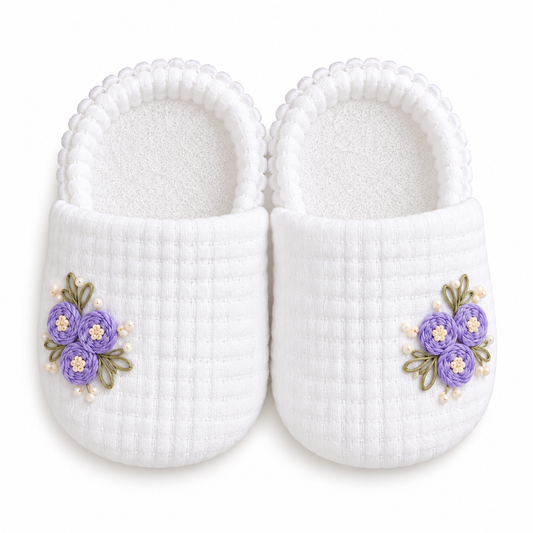 Zapatito bordado | Lila