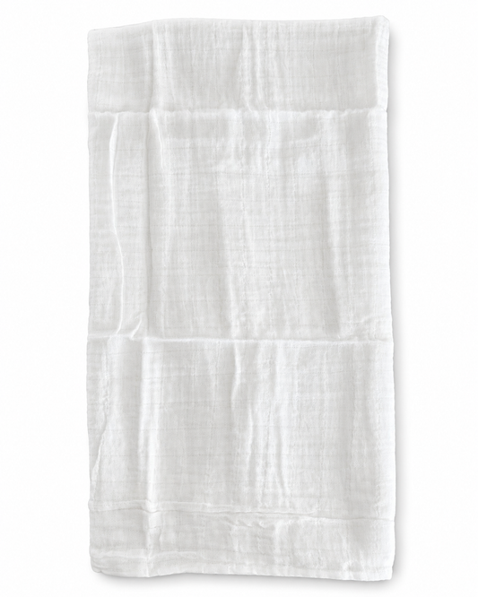 Manta muselina blanche