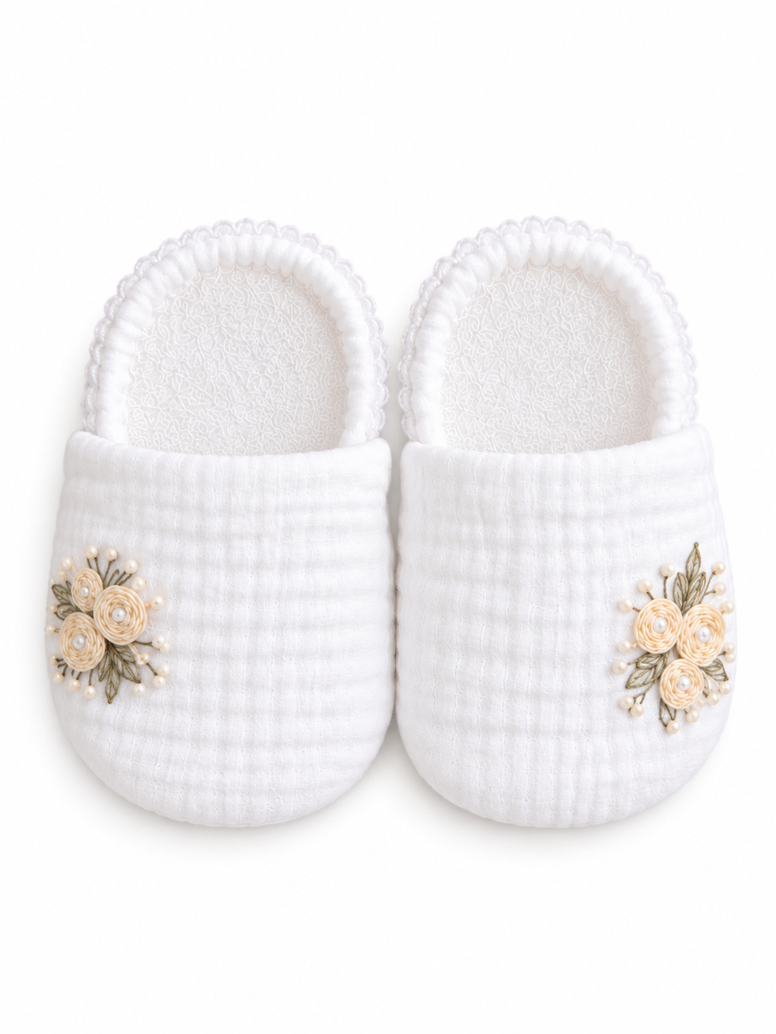 Zapatito Bordado | Blanco