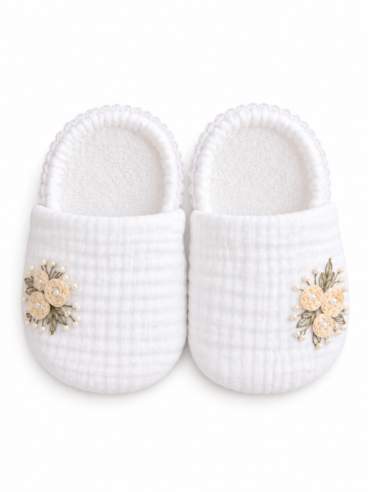 Zapatito Bordado | Blanco