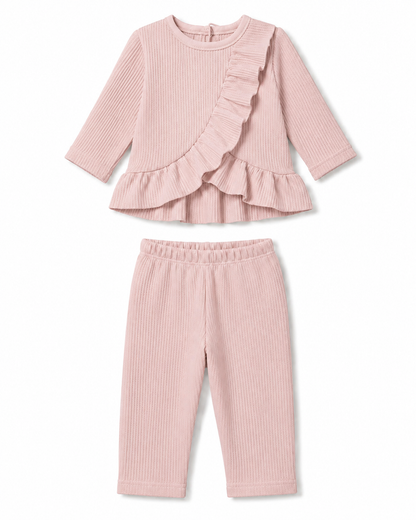 Conjunto Volant Pink