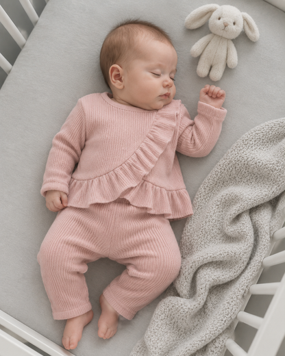 Conjunto Volant Pink