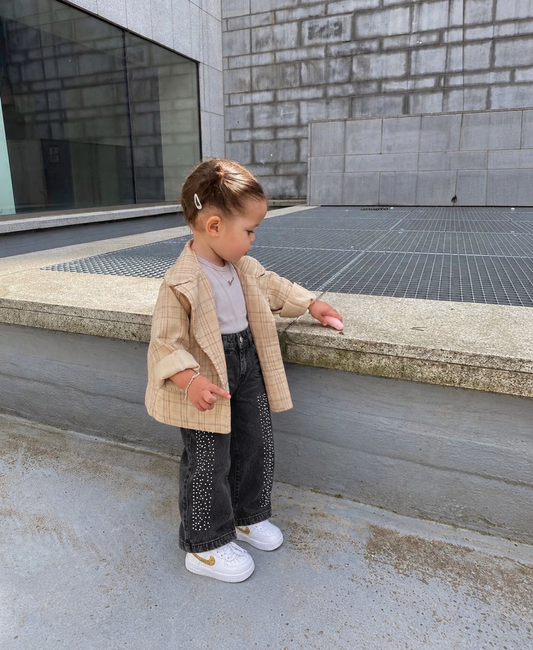 Jean con brillos | Negro